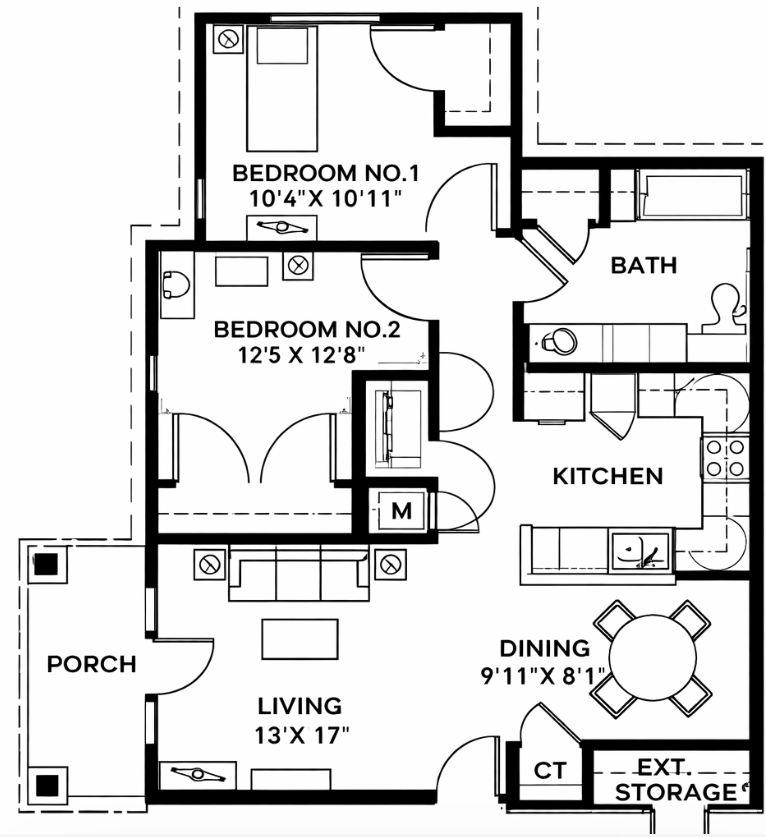2 Bedroom