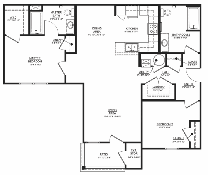 2 Bedroom