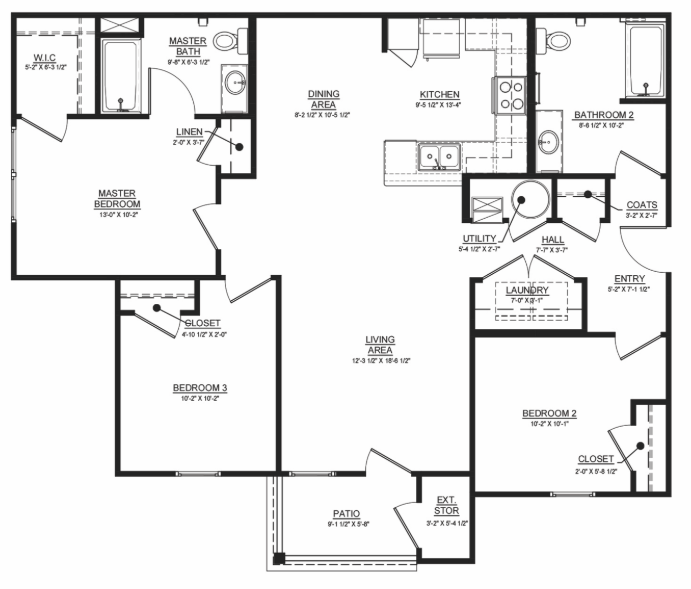 3 Bedroom