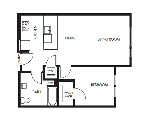 1 Bed 1 Bath Podium - 709