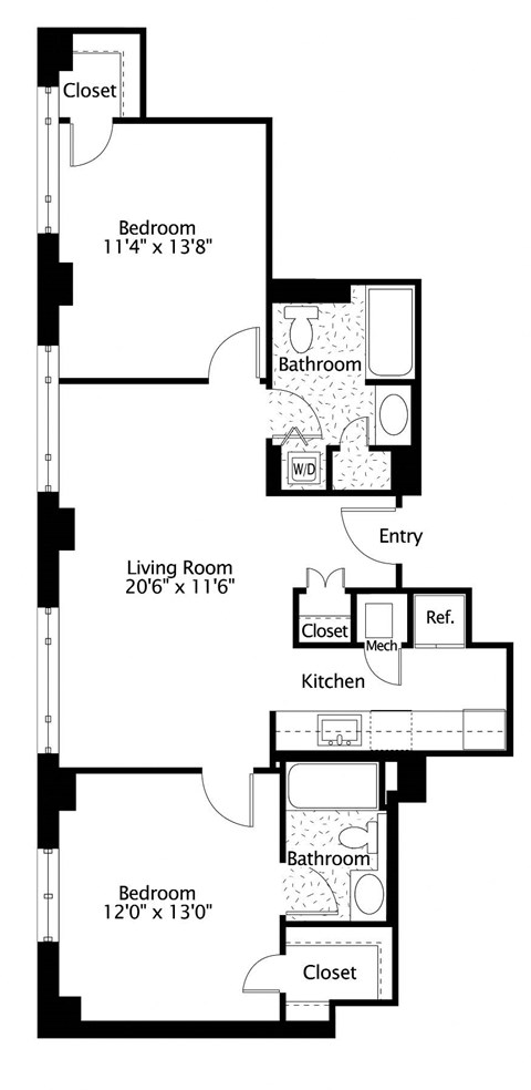 400 8th Street, NW Studio-2 Beds Apartment for Rent - Photo Gallery 15