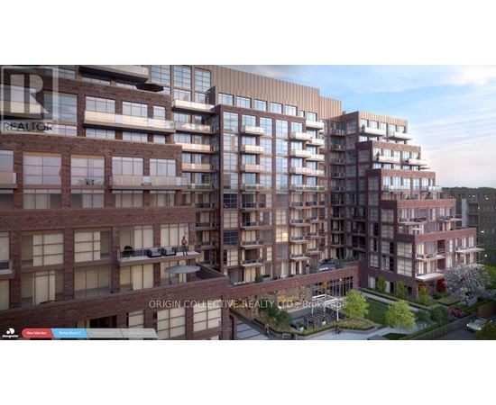 A modern apartment complex with multiple buildings and balconies.