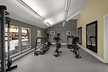 Fitness Center Cardio Equipment at Mission Sierra Apartments, California, 94587