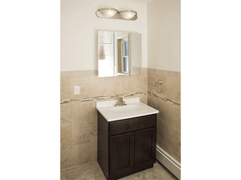 Bathroom at Troy Hills Village Apartments in Parsippany, NJ 07054