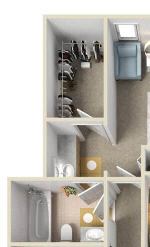 2 bedroom apartment