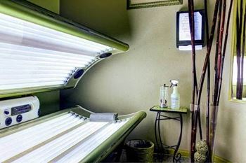 tanning bed at apartment community 