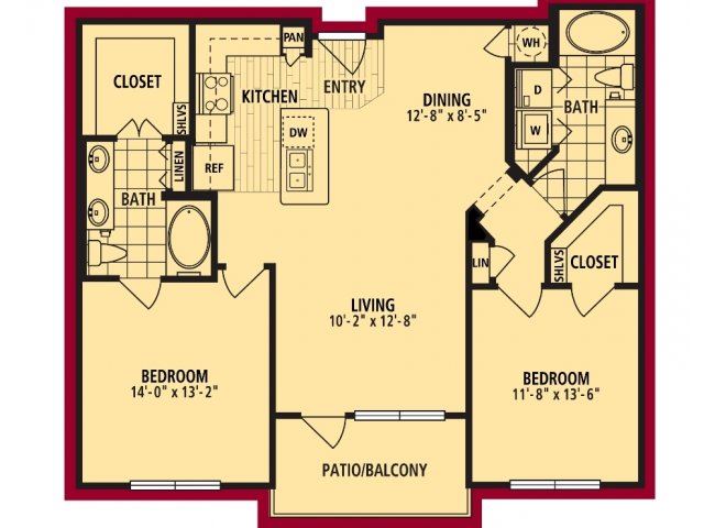 Dolcetto Floorplan Dolcetto Floorplan 1103 sf