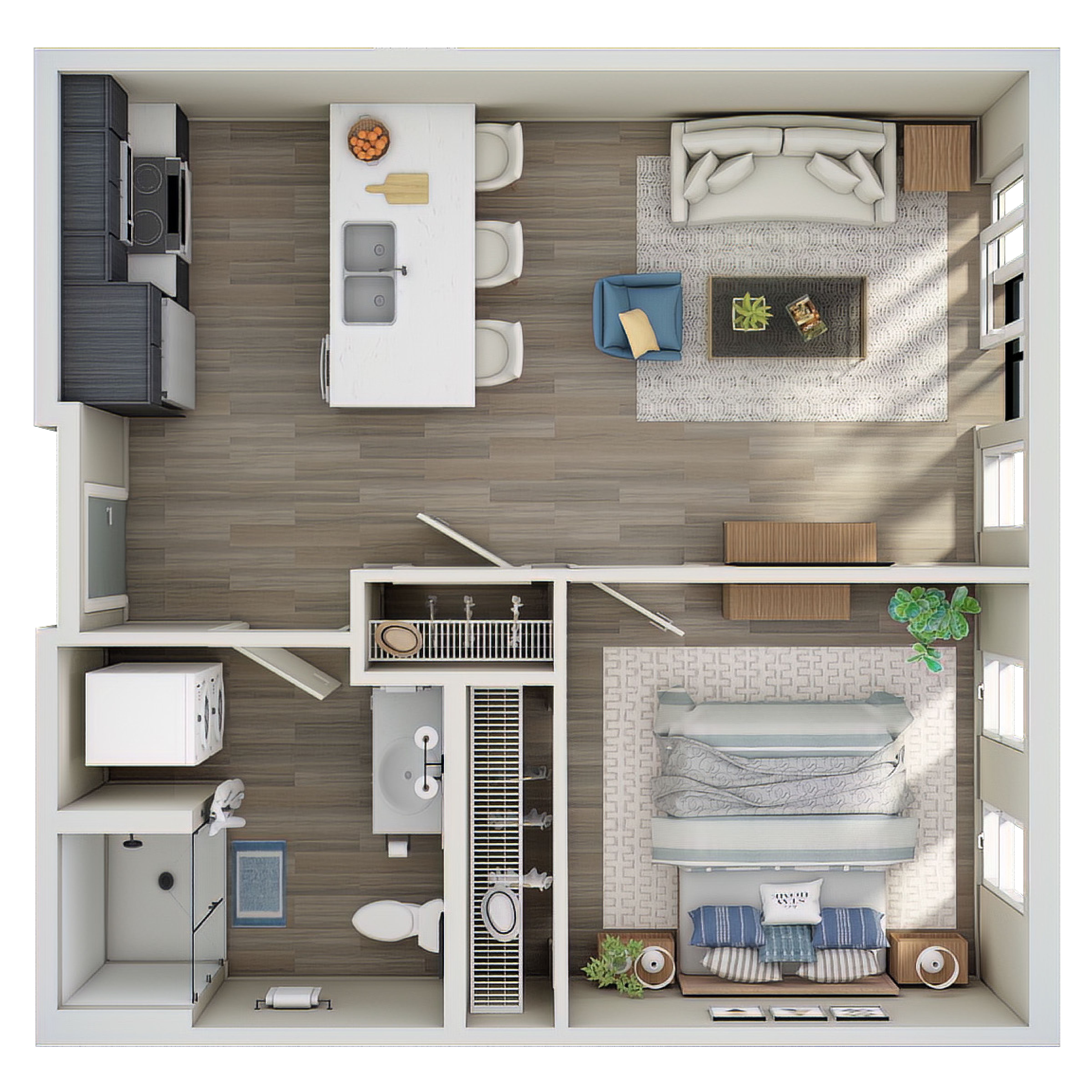 1 Bed, 1 Bath - MFTE - C
