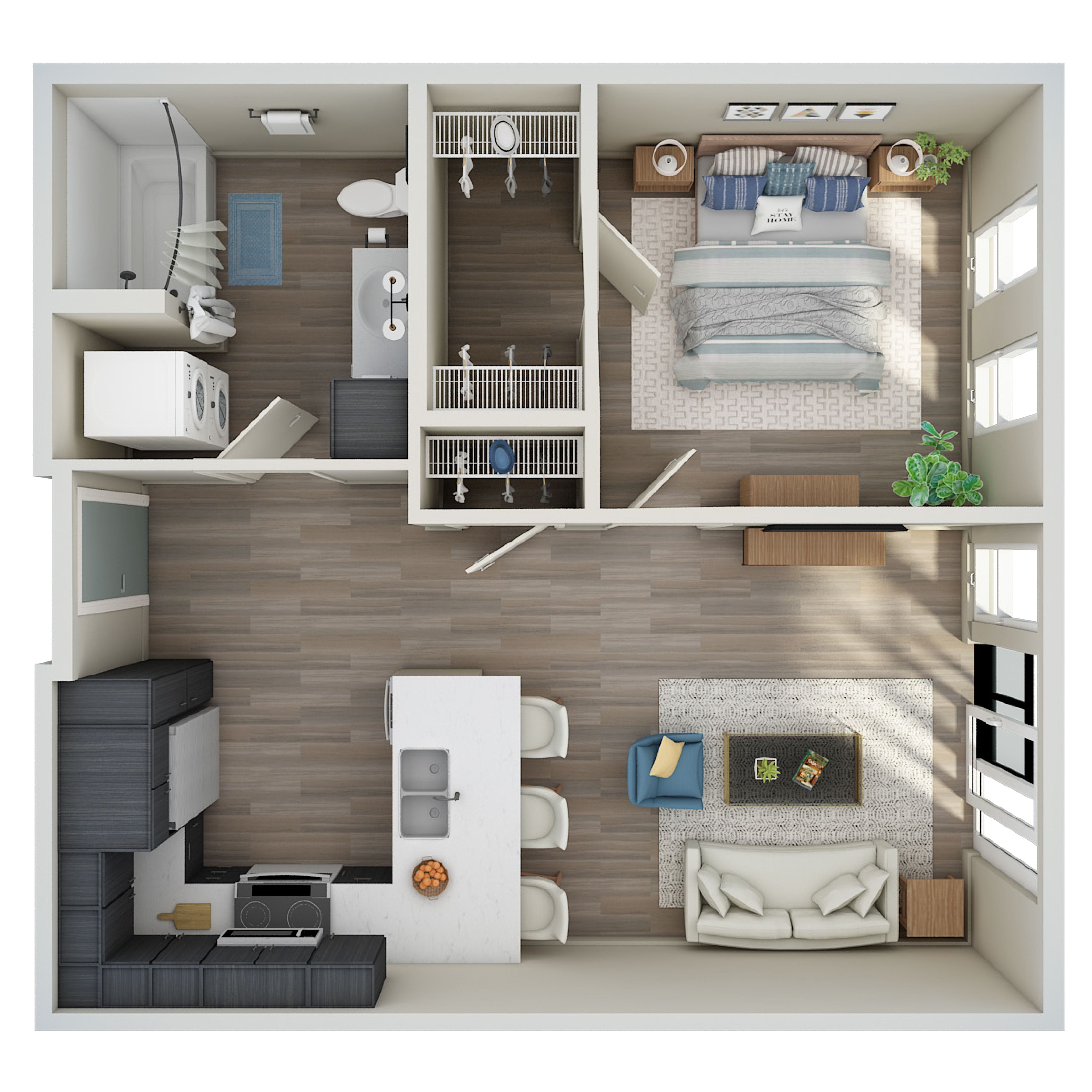 1 Bed, 1 Bath - MFTE - N