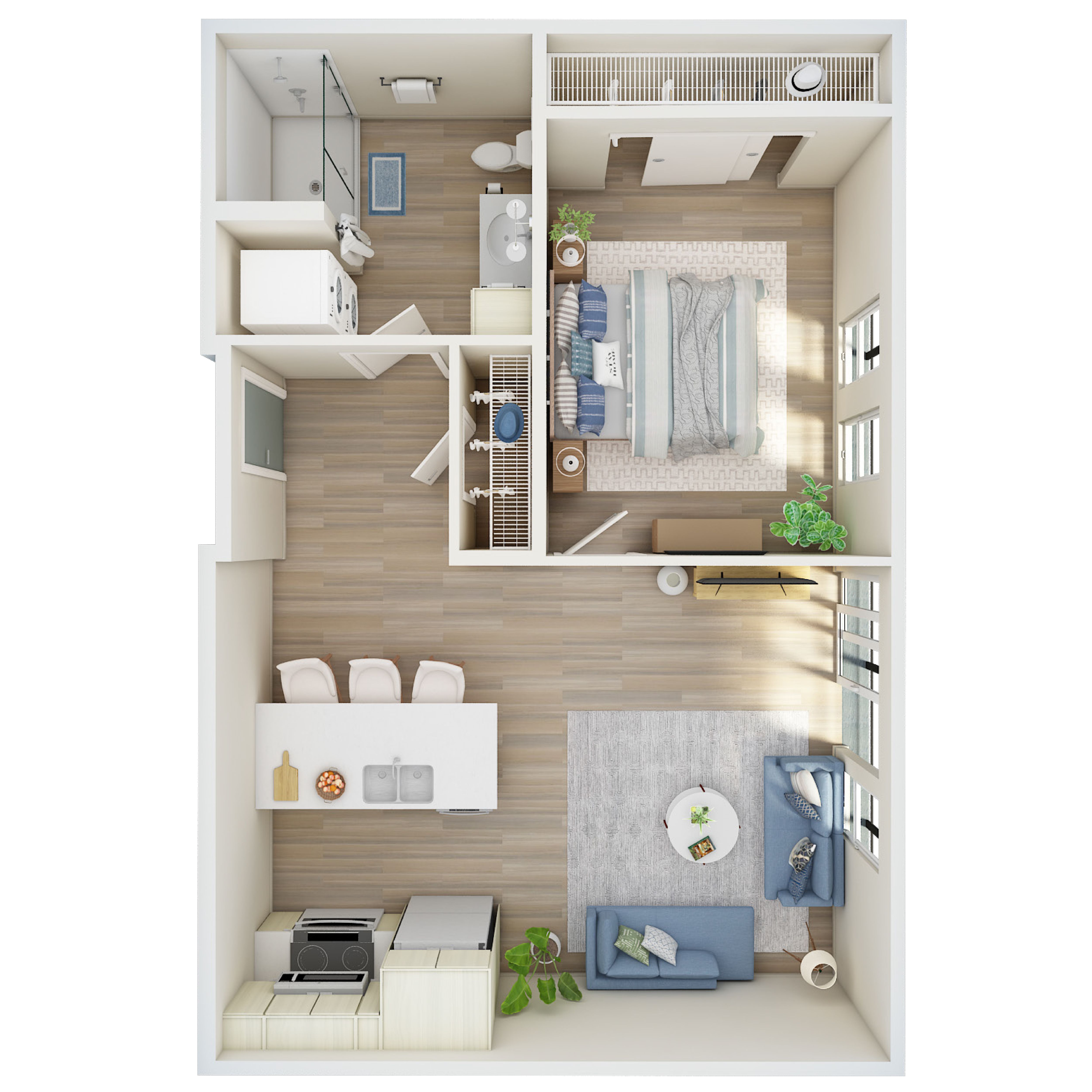 1 Bed, 1 Bath - MFTE - L