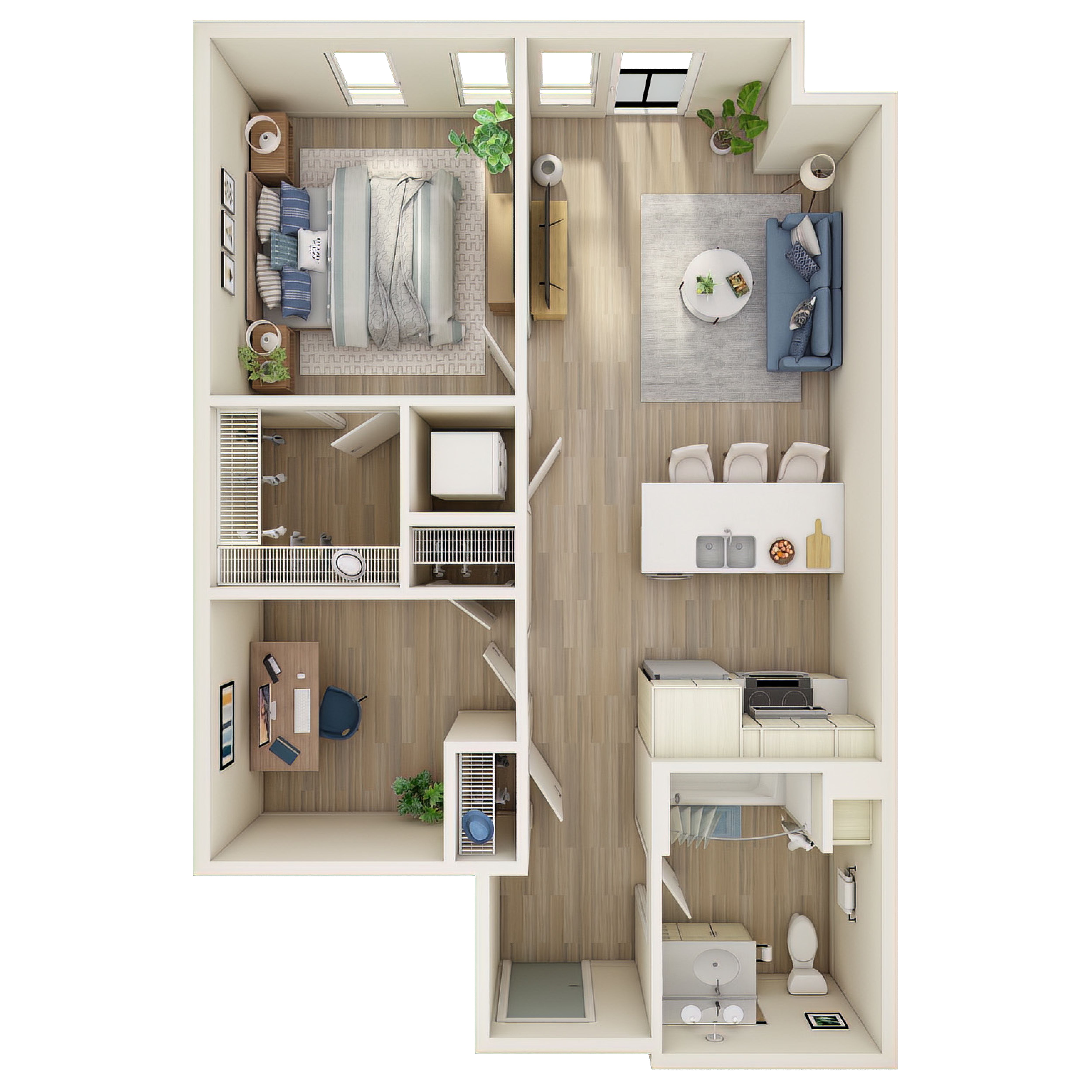 1 Bed, 1 Bath Den - MFTE - L