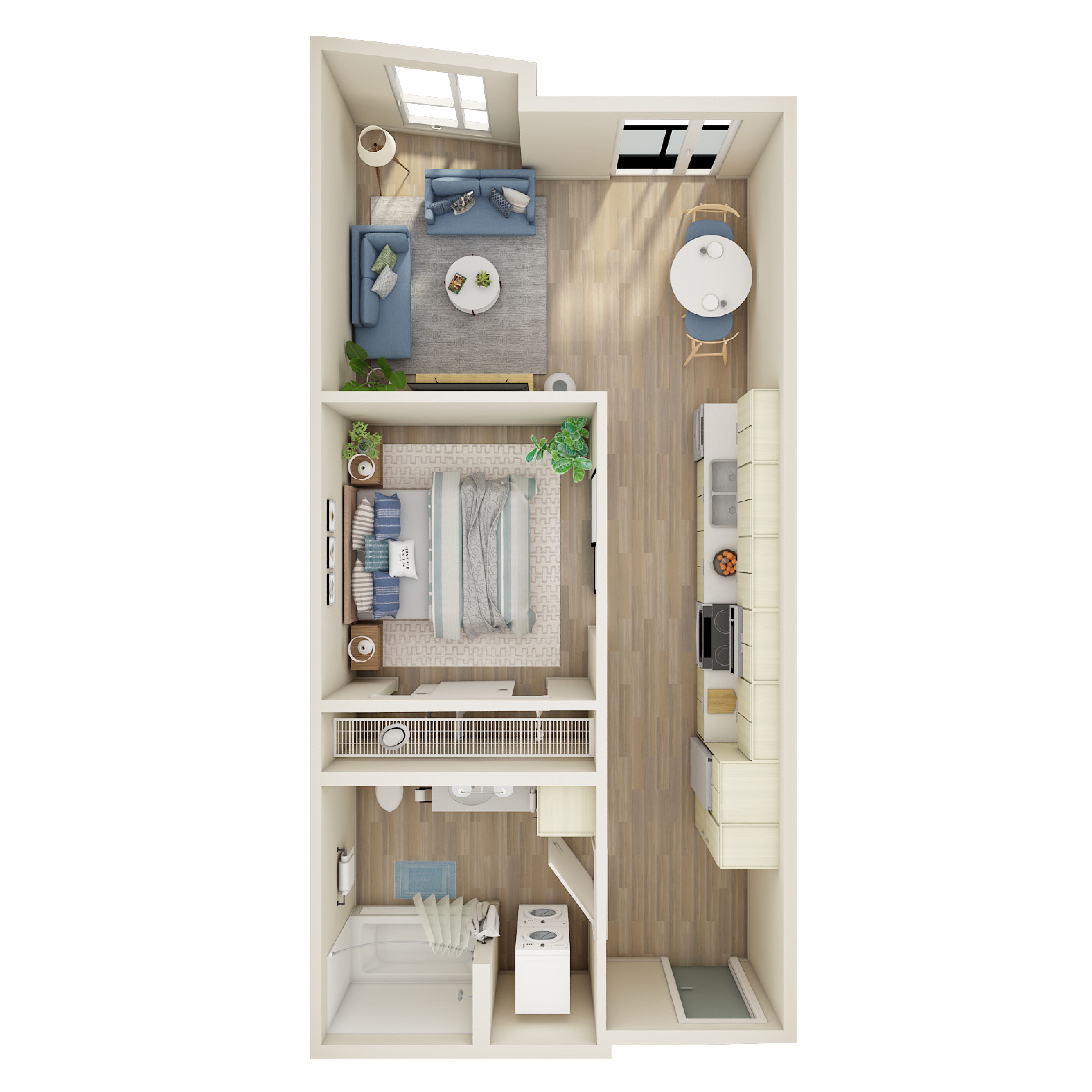 Open 1 Bed, 1 Bath - MFTE - D