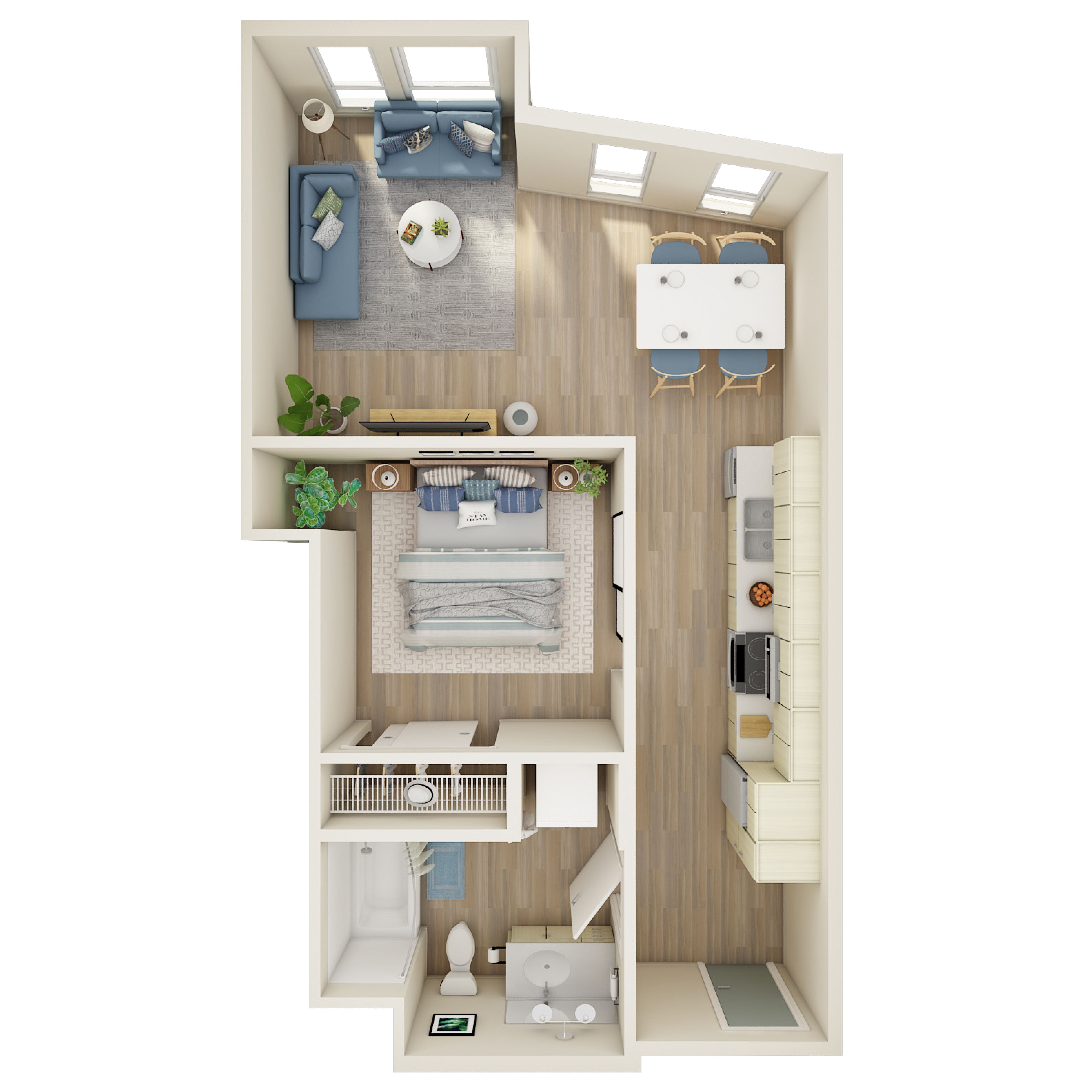 Open 1 Bed, 1 Bath - MFTE - K