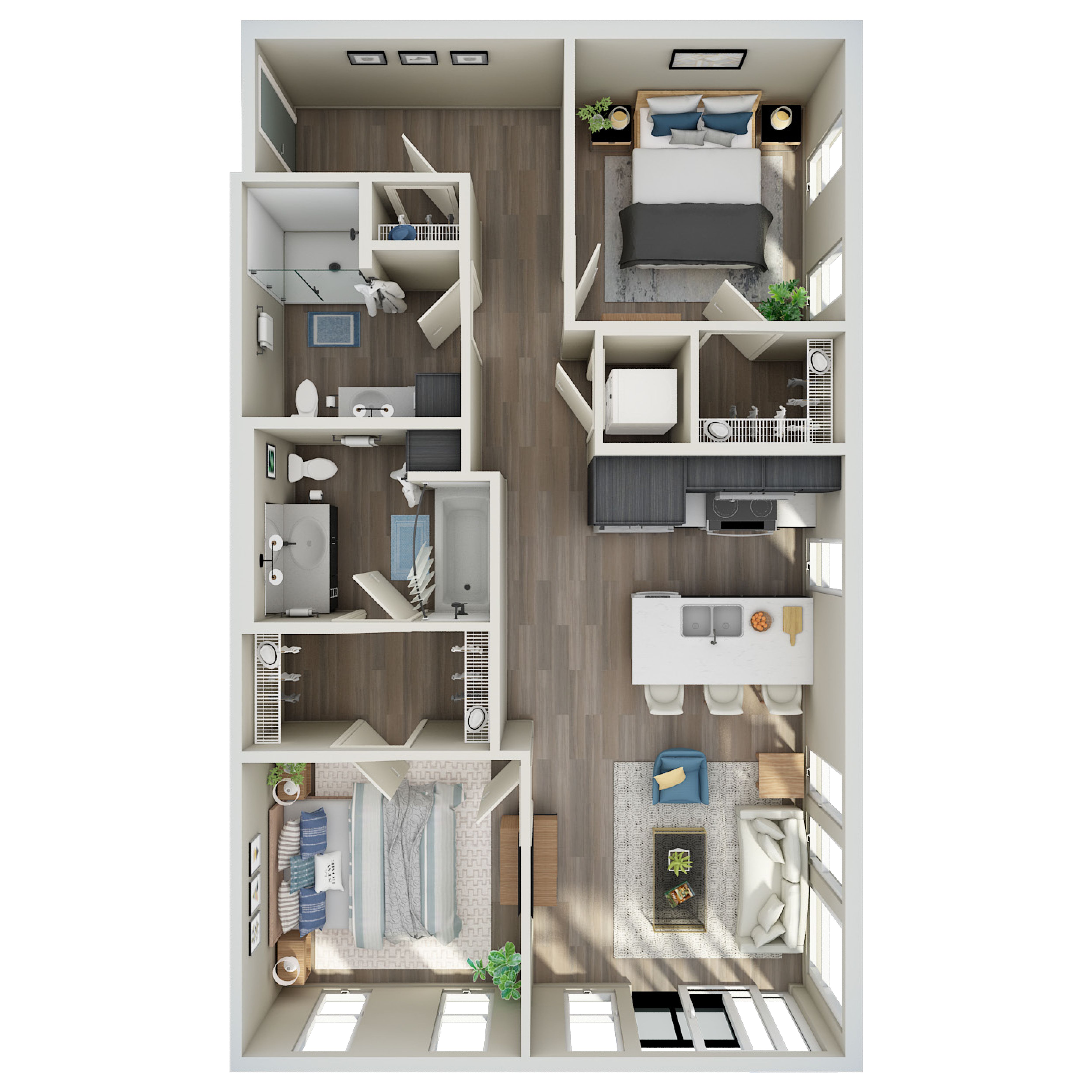 2 Bed, 2 Bath - C