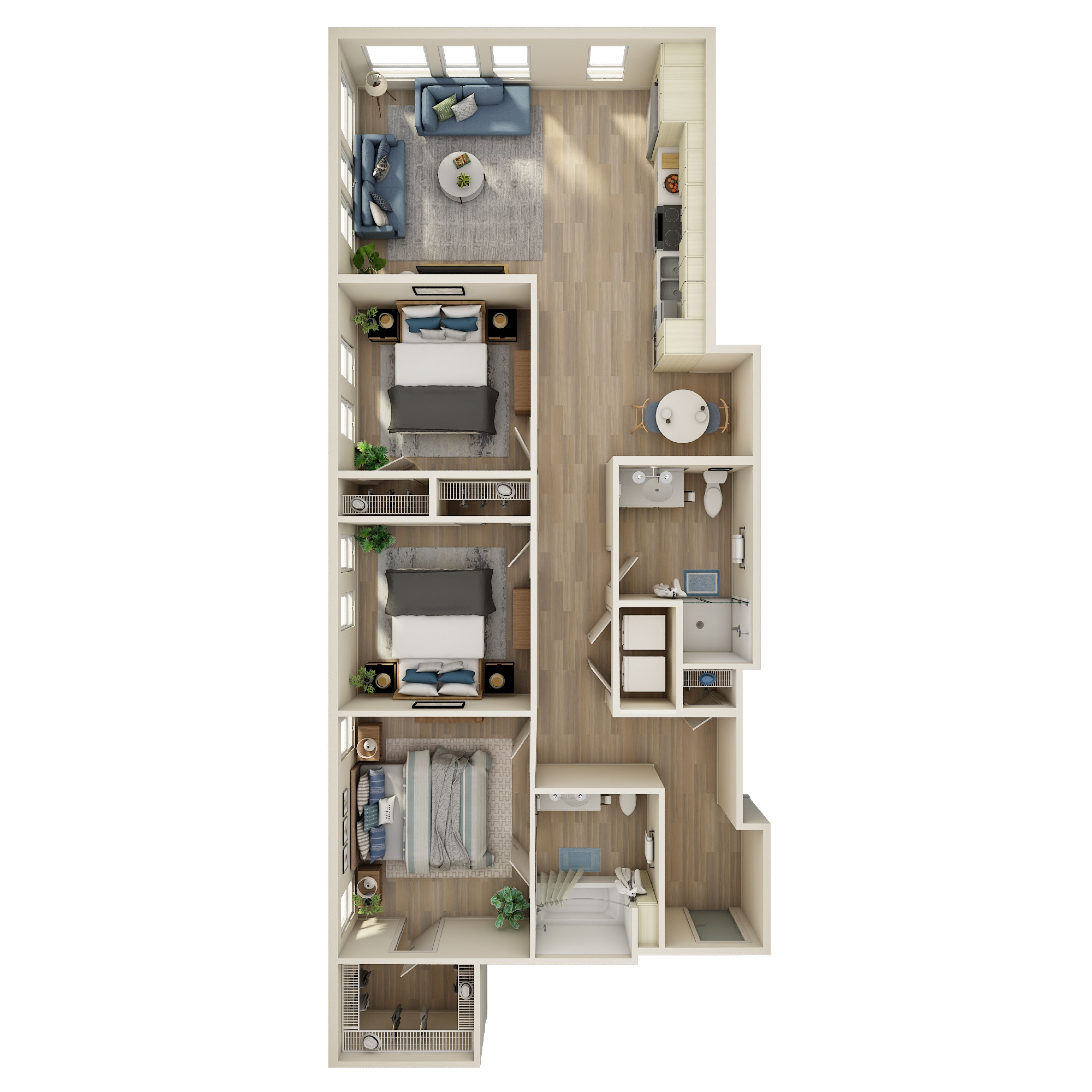 3 Bed, 2 Bath - MFTE - A