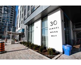 A building with a sign that says "30 Samuel Wood Way" is shown.