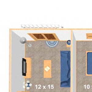 Lake Crest Apartments | Two Bedroom Floor Plan E Lake Crest Apartments | Two Bedroom Floor Plan E