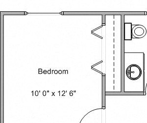 Spring Apartments | One Bedroom Floor Plan Spring Apartments | One Bedroom Floor Plan