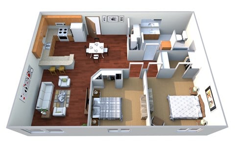 The Auburn Floor Plan at Pinewood Estates, Minnesota