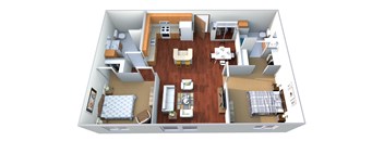 The Donovan Floor Plan at Pinewood Estates, Minnesota