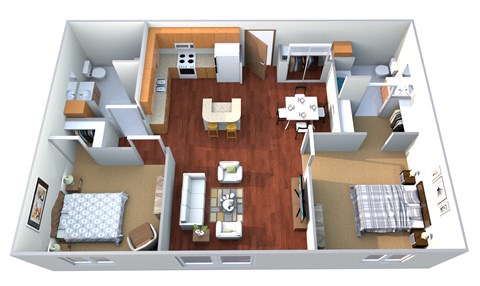 The Donovan Floor Plan at Pinewood Estates, Minnesota