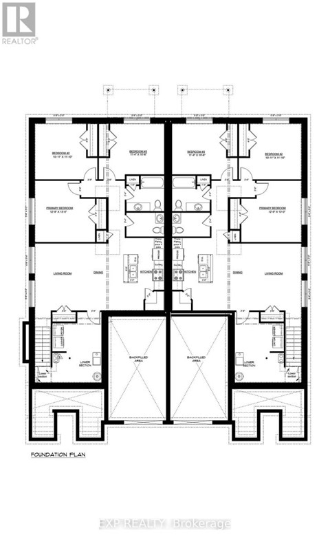A black and white image of a floor plan for a building.