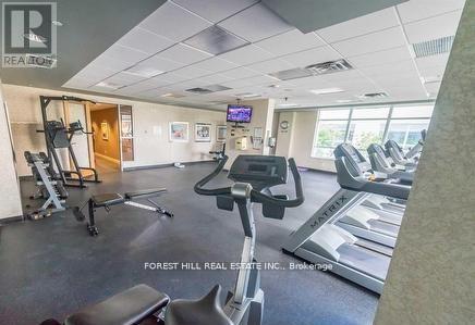 A gym with treadmills, exercise bikes, and other equipment.