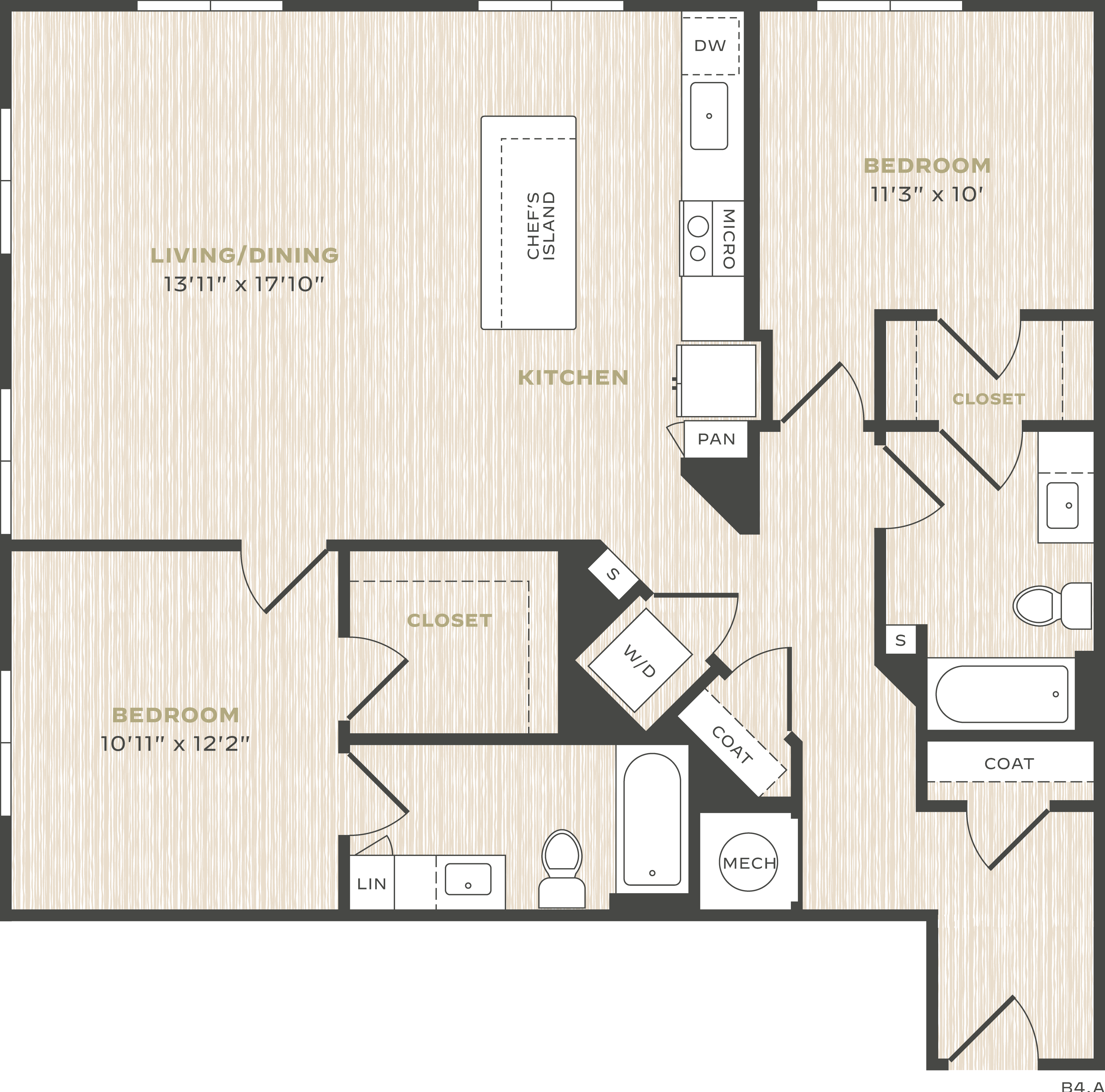2 Bed/2 Bath-B4