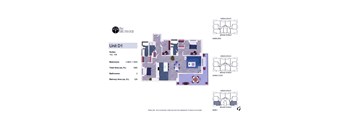 2 Bedrooms and Den Corner, 2 Bathrooms