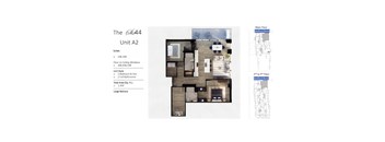 2 BR + Den, 2 Bath, Full Basin View