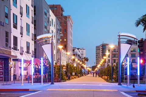 Promenade at Night, 210 Third Lofts
