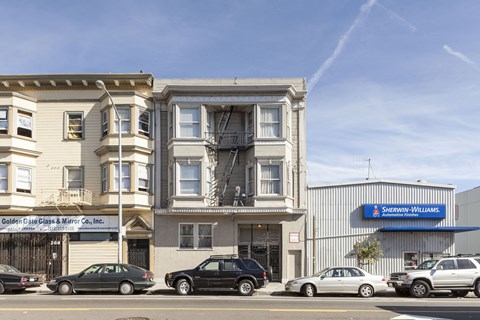A building with the sign "Sterling-Williams" on it.