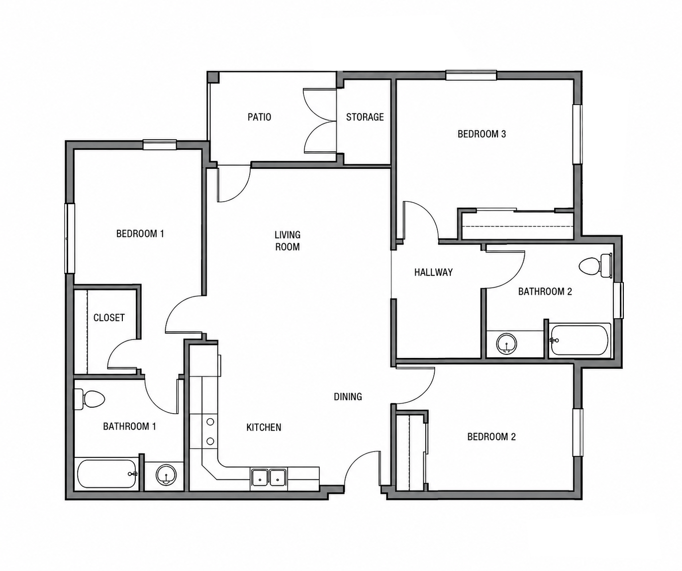 Three Bedroom
