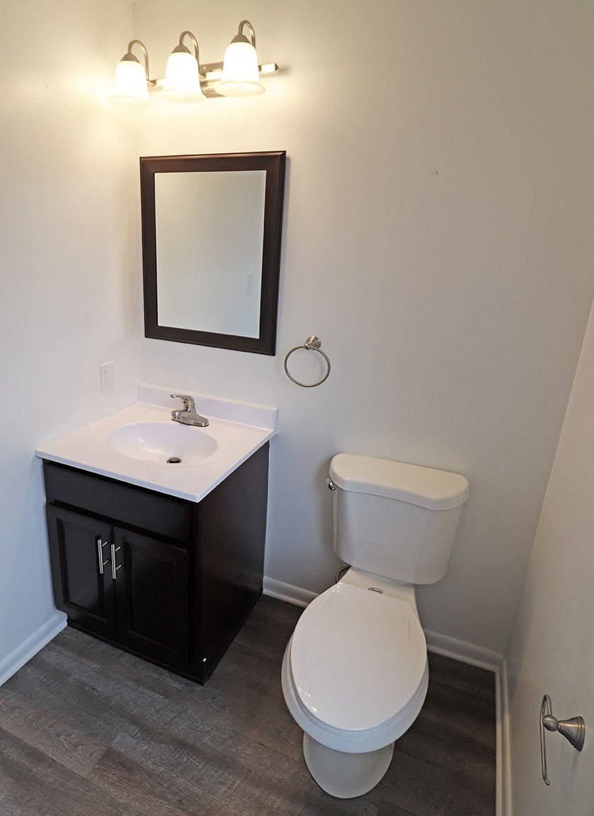 a small bathroom with a toilet and a sink