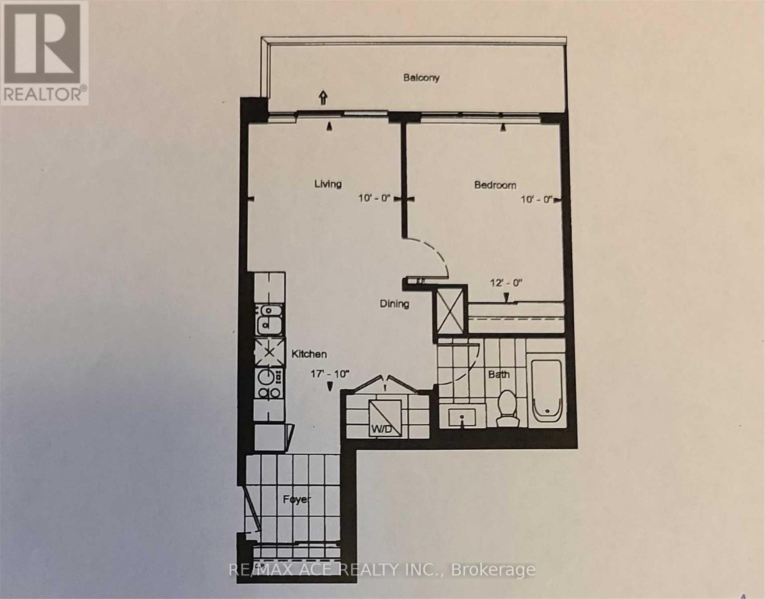 A floor plan of a house with a brokerage logo.