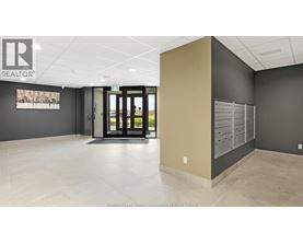 A realtor office with a glass door entrance.