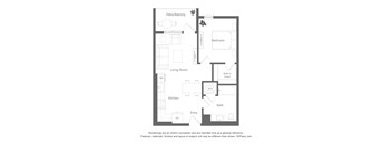 One Bedroom, One Bath