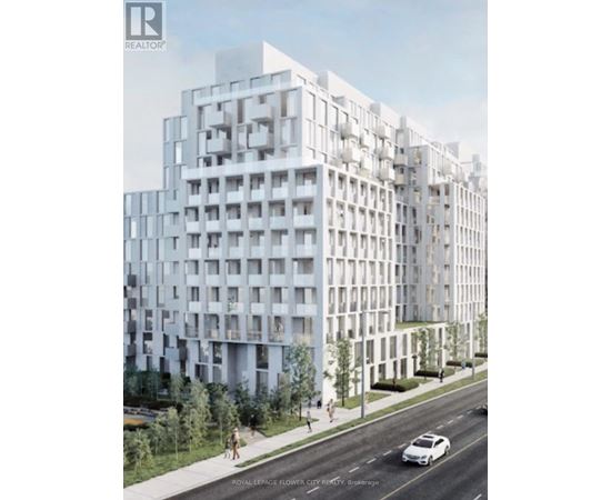 A modern white building with balconies is depicted in the image.