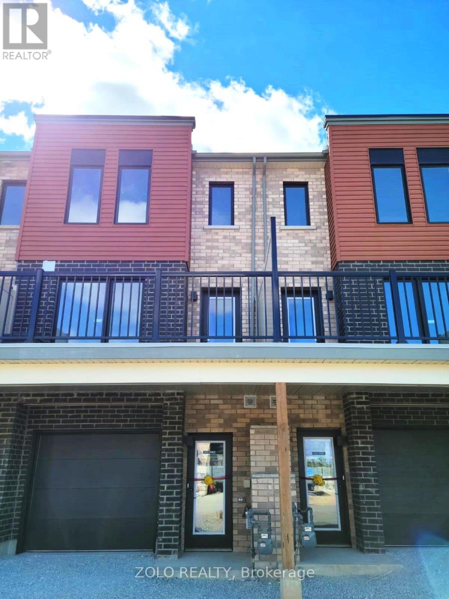 A brochure for Zolo Realty is displayed in front of a modern building.
