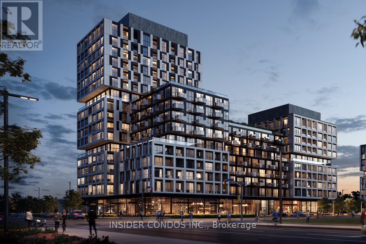 A modern multi-story building with a glass facade is depicted in the image.