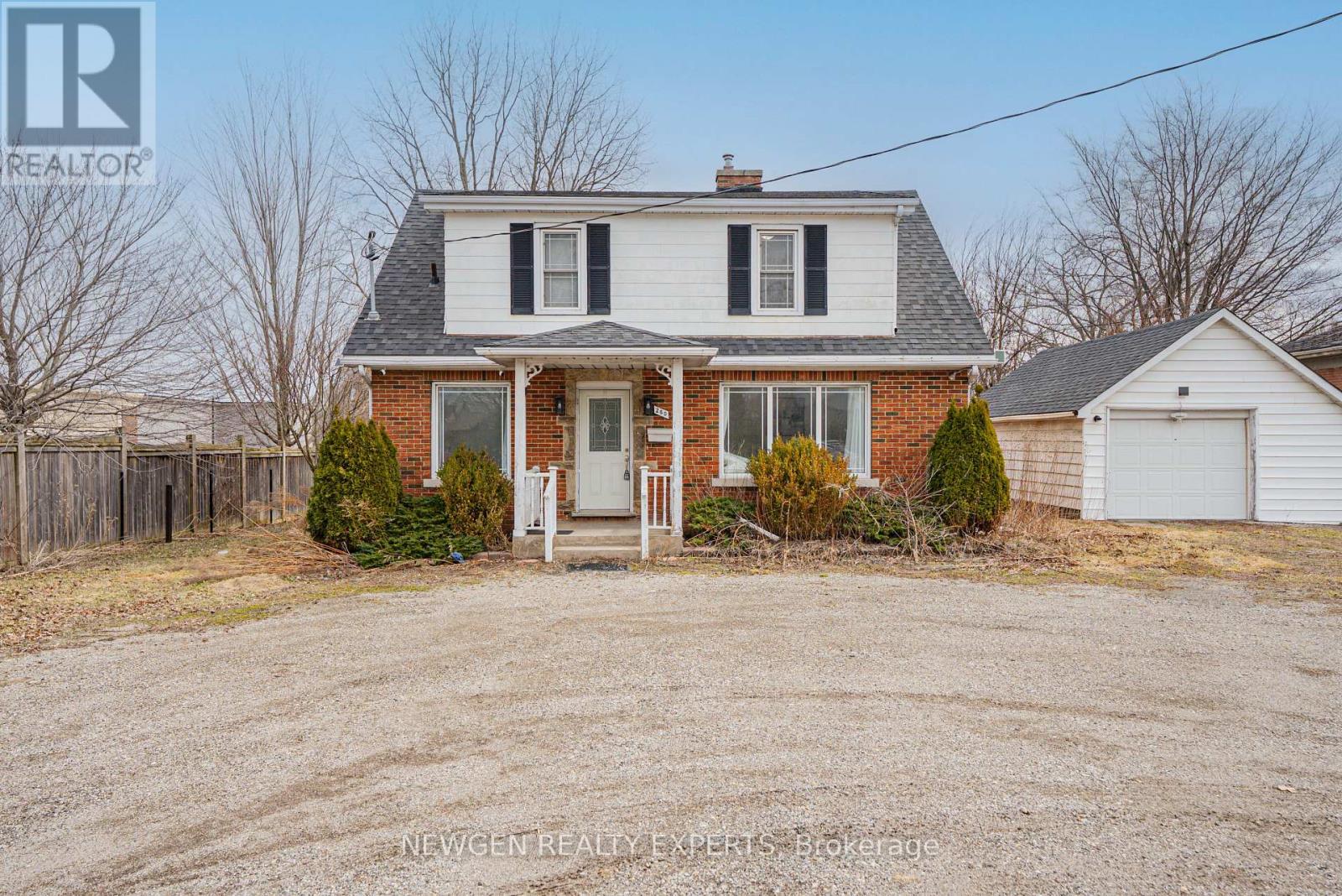 A house with a sign that says Newgen Realty Experts Brokerage.