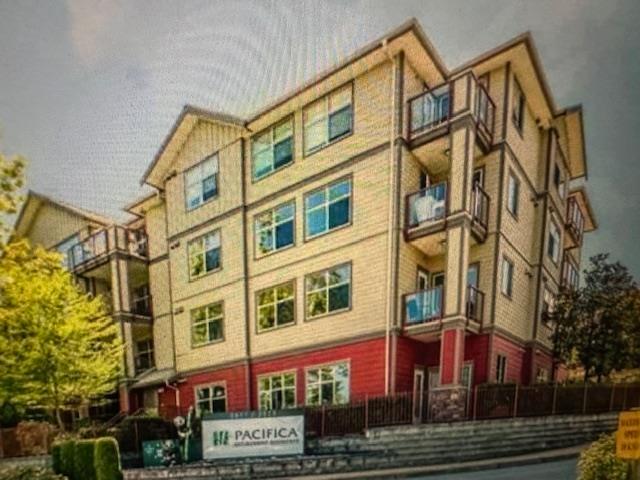 A building with the name "PACIFICA" on it.
