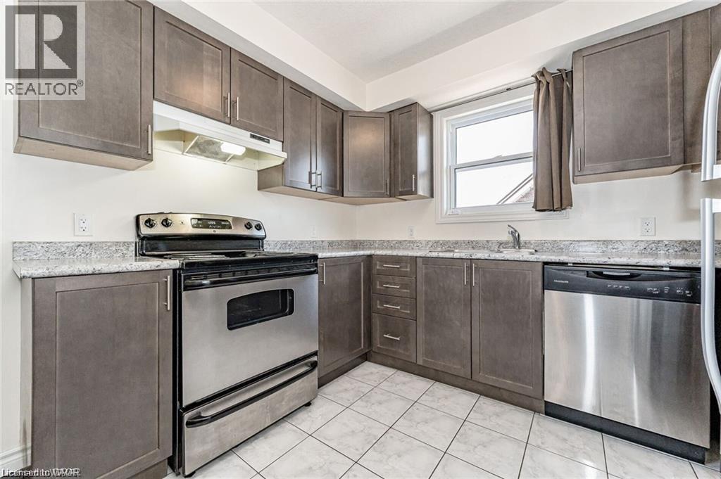 A kitchen with a stove, oven, and dishwasher.