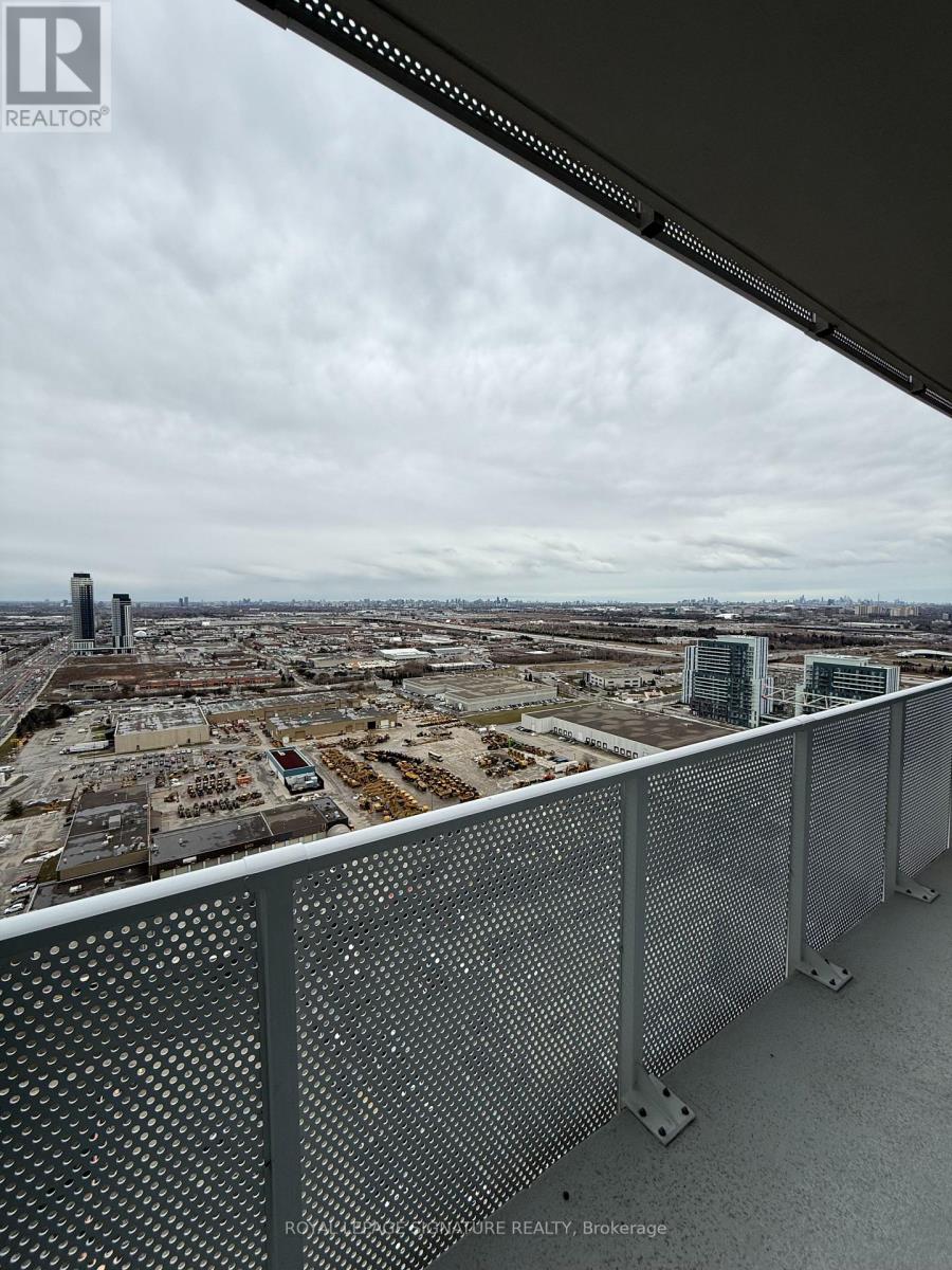 A view from a high-rise building looking down at a construction site.