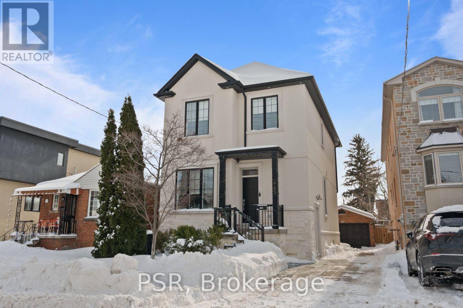 A house with the text PSR, Brokerage in the foreground.