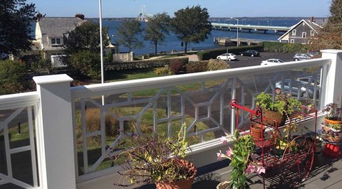 Harbor views.