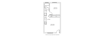 1 Bedroom, 1 Bath