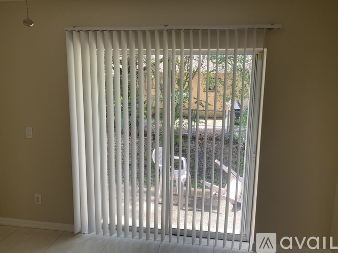 A white blind is open and is covering a window.