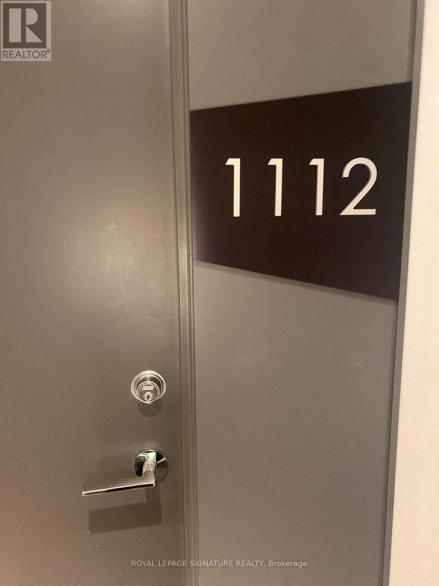A door with the number 1112 on it.