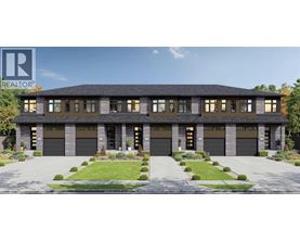 A modern house with a large front yard and two garages.